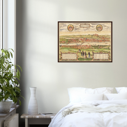 Historical city map  Test product horizontal 3 sizes