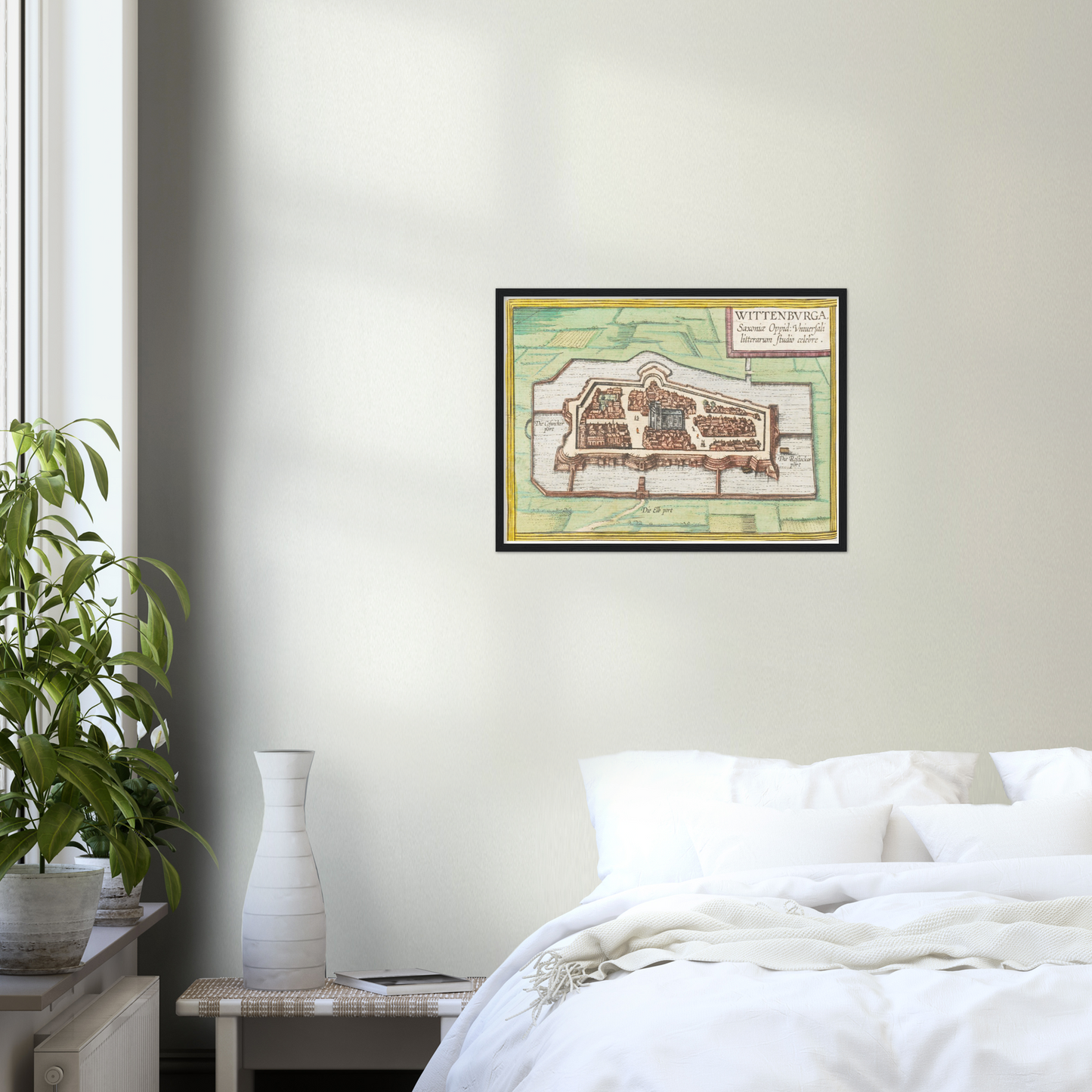 Historical city map  Test product horizontal 3 sizes