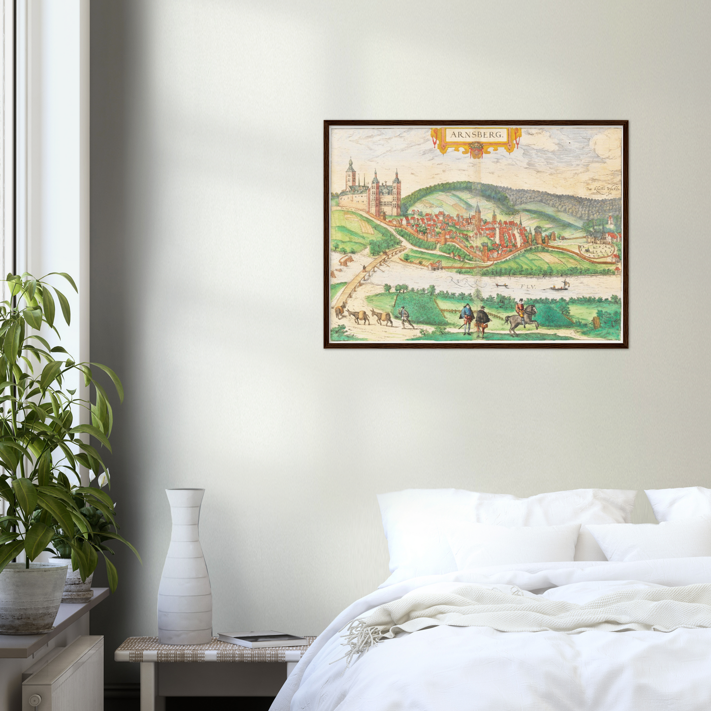 Historical city map  Test product horizontal 3 sizes