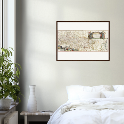 Historical city map  Test product horizontal 3 sizes