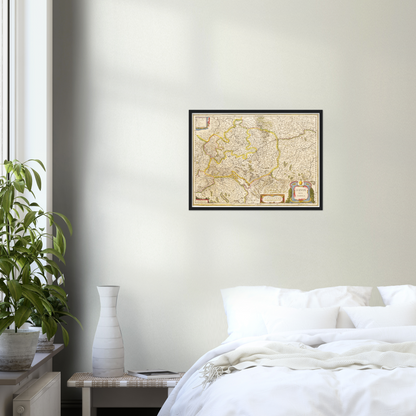 Historical city map  Test product horizontal 3 sizes