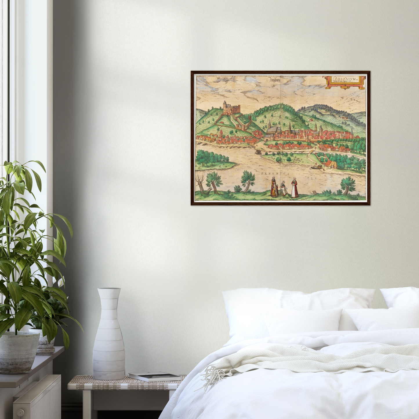 Historical city map  Test product horizontal 3 sizes