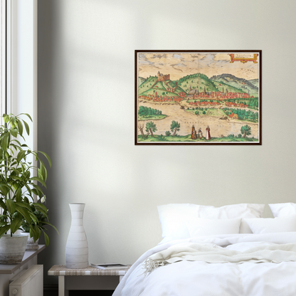 Historical city map  Test product horizontal 3 sizes