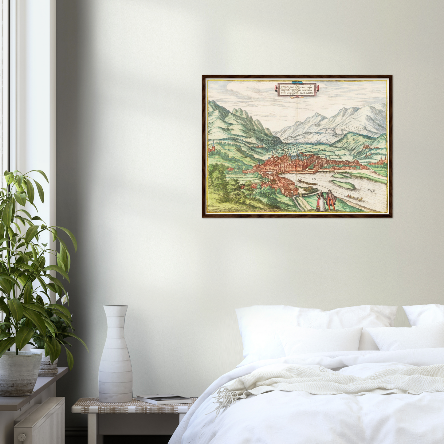 Historical city map  Test product horizontal 3 sizes