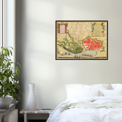 Historical city map  Test product horizontal 3 sizes