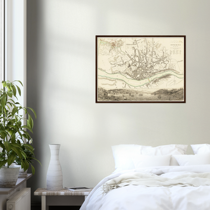 Historical city map  Test product horizontal 3 sizes