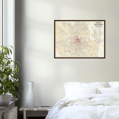 Historical city map  Test product horizontal 3 sizes