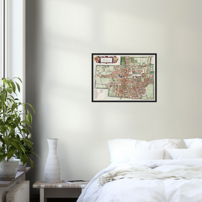 Historical city map  Test product horizontal 3 sizes