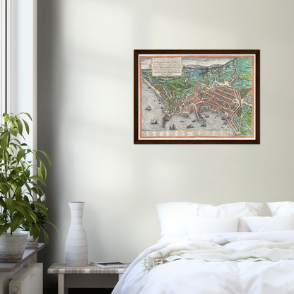 Historical city map  Test product horizontal 3 sizes