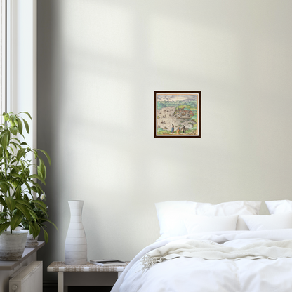 Historical city map  Test product horizontal 3 sizes