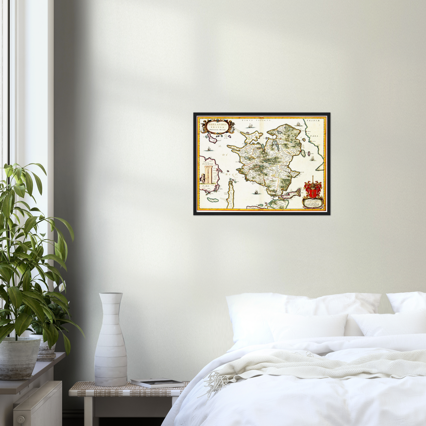 Historical city map  Test product horizontal 3 sizes