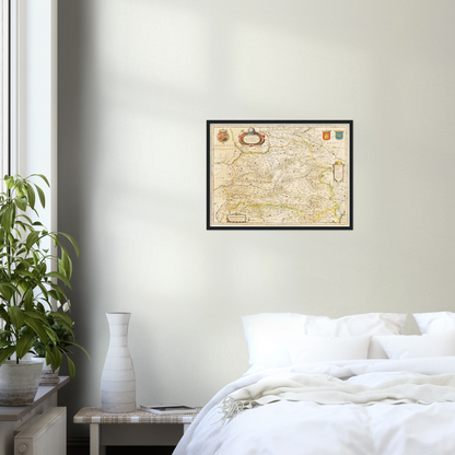 Historical city map  Test product horizontal 3 sizes