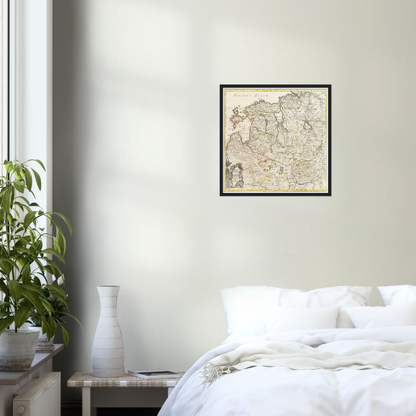 Historical city map  Test product horizontal 3 sizes