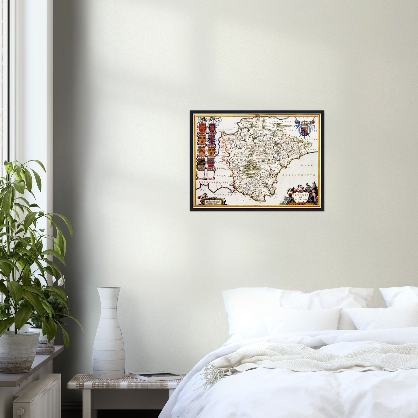 Historical city map  Test product horizontal 3 sizes