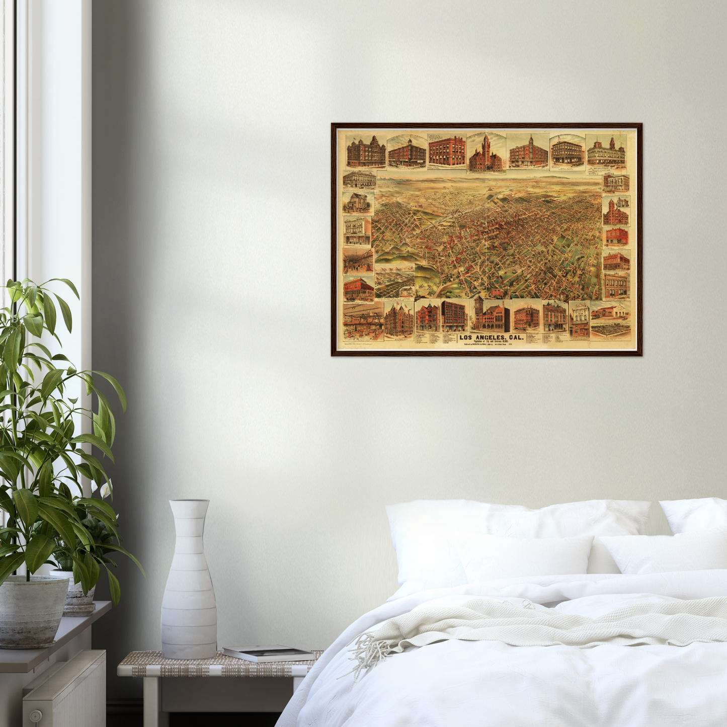 Historical city map  Test product horizontal 3 sizes
