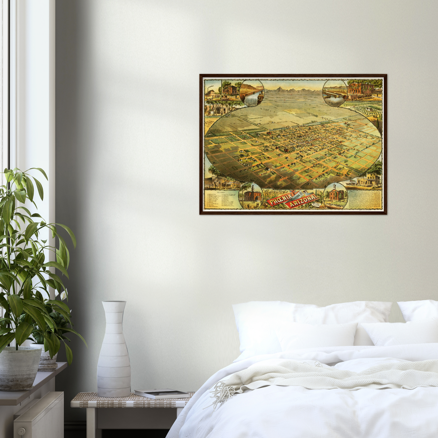 Historical city map  Test product horizontal 3 sizes