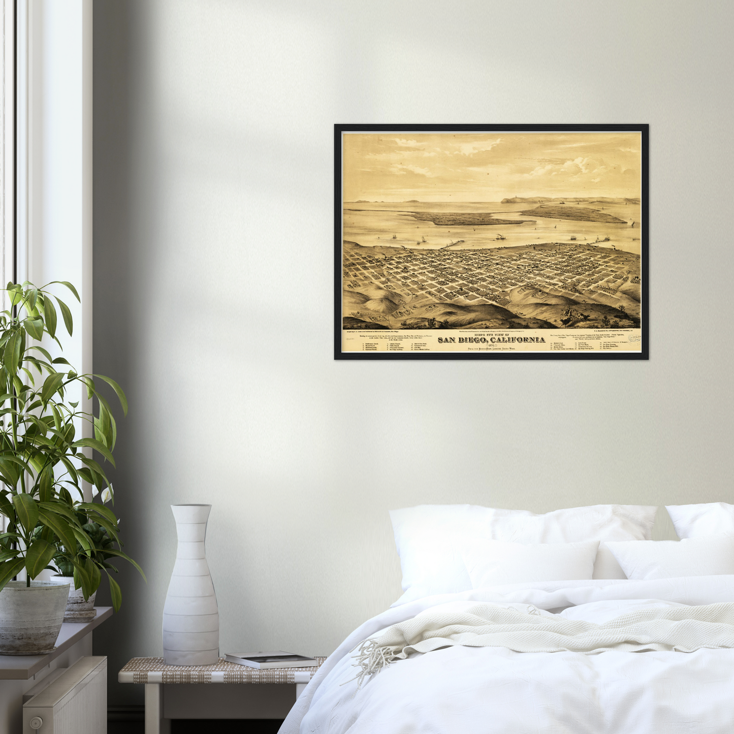 Historical city map  Test product horizontal 3 sizes