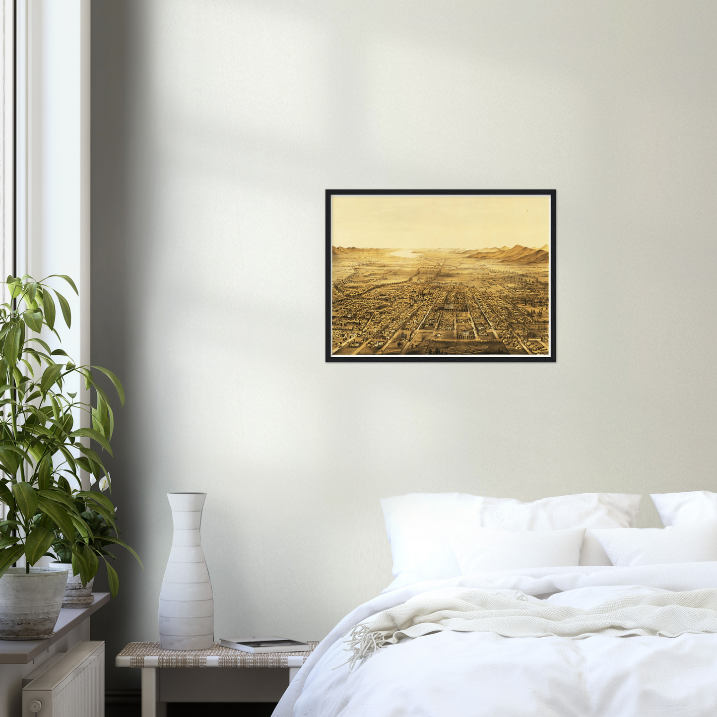 Historical city map  Test product horizontal 3 sizes