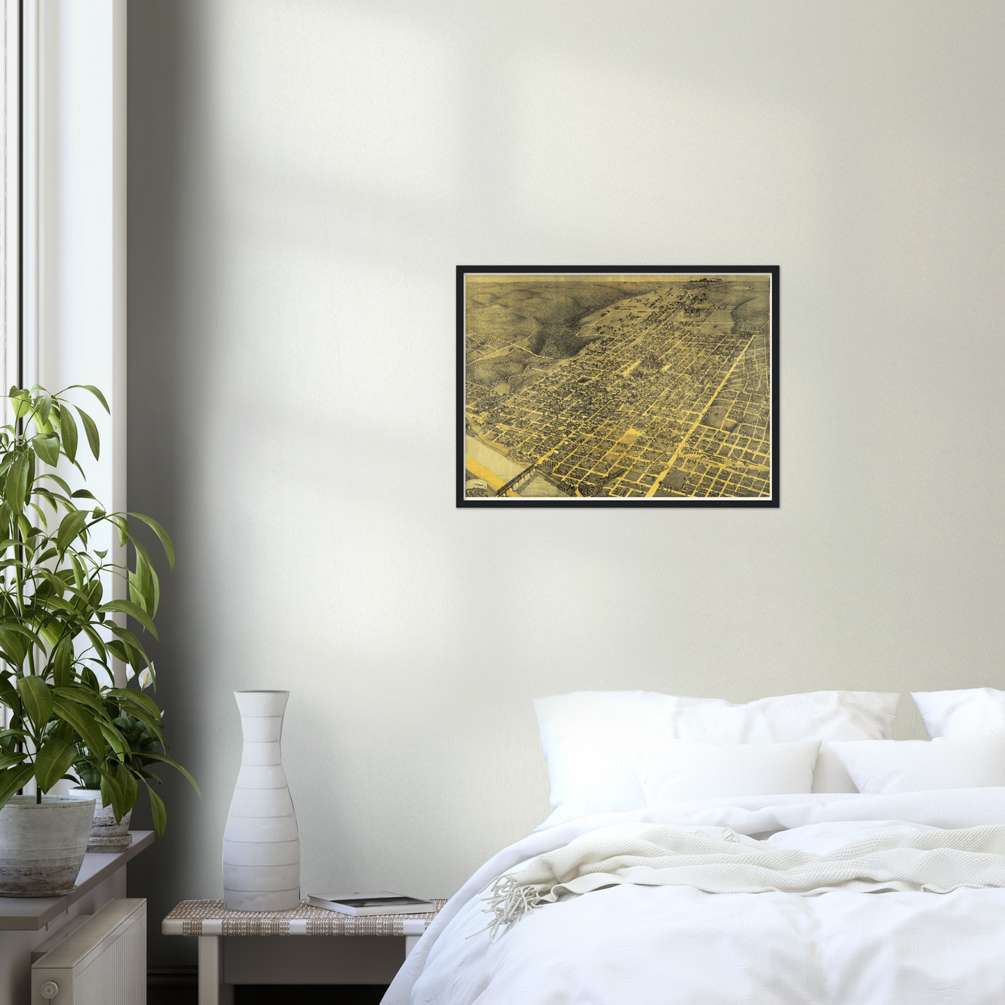 Historical city map  Test product horizontal 3 sizes