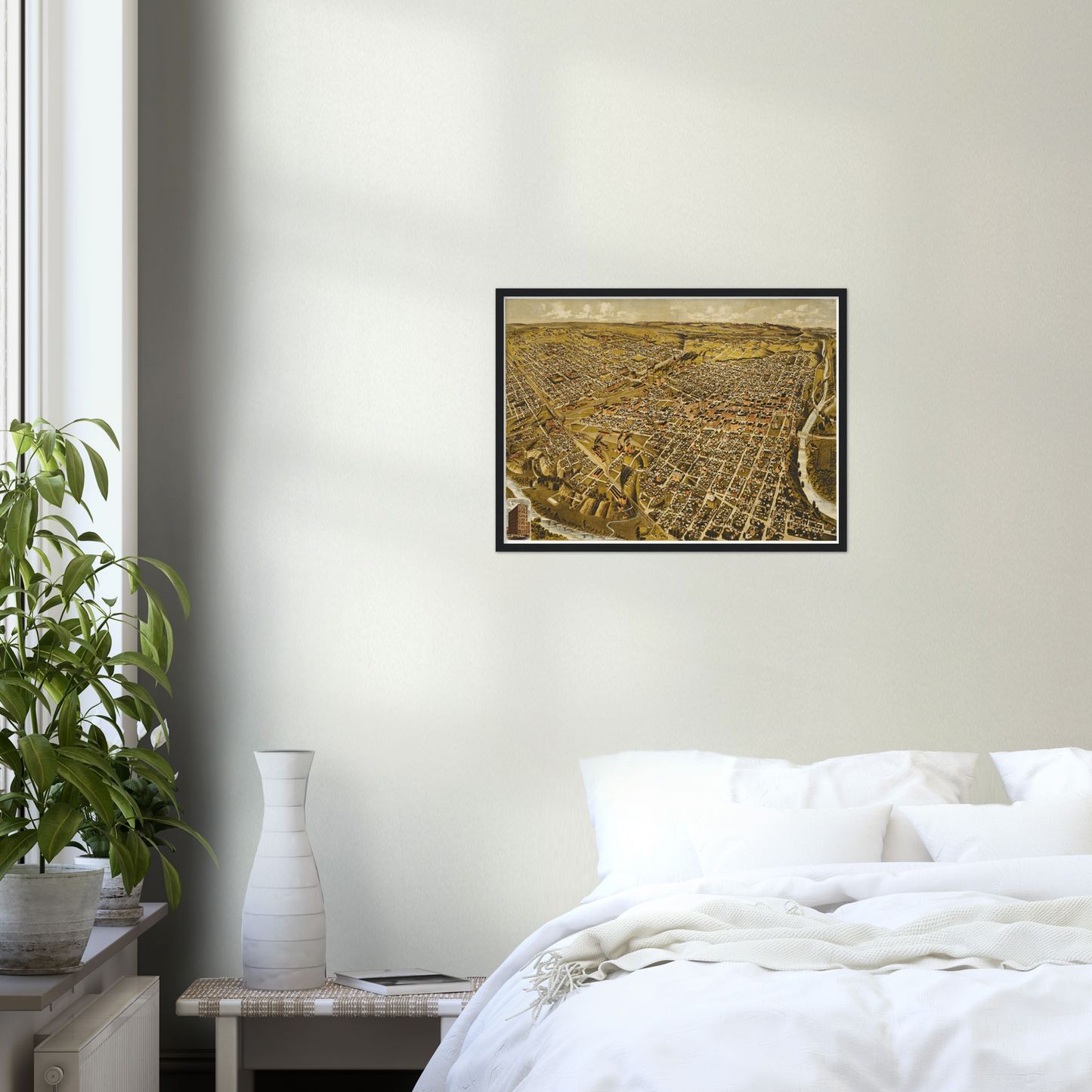 Historical city map  Test product horizontal 3 sizes