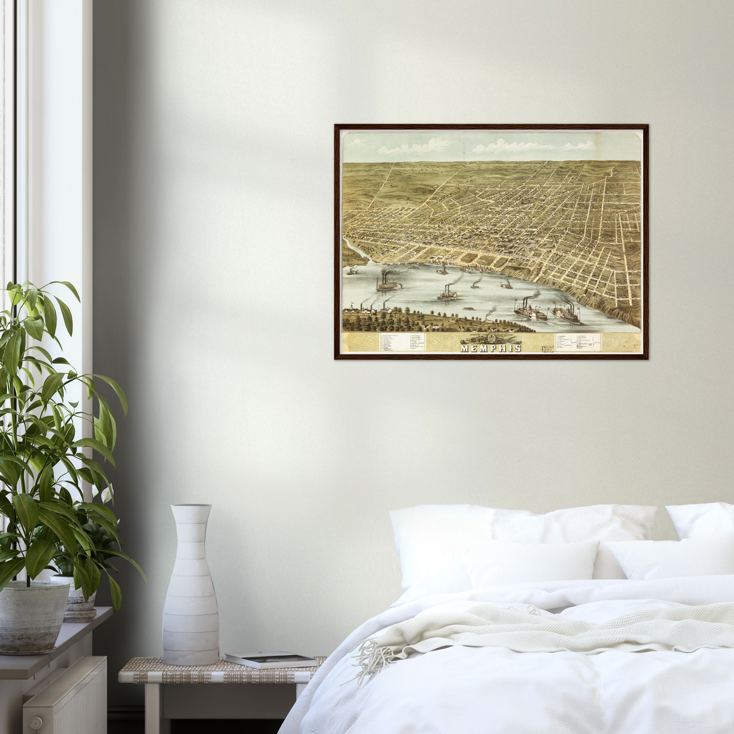 Historical city map  Test product horizontal 3 sizes