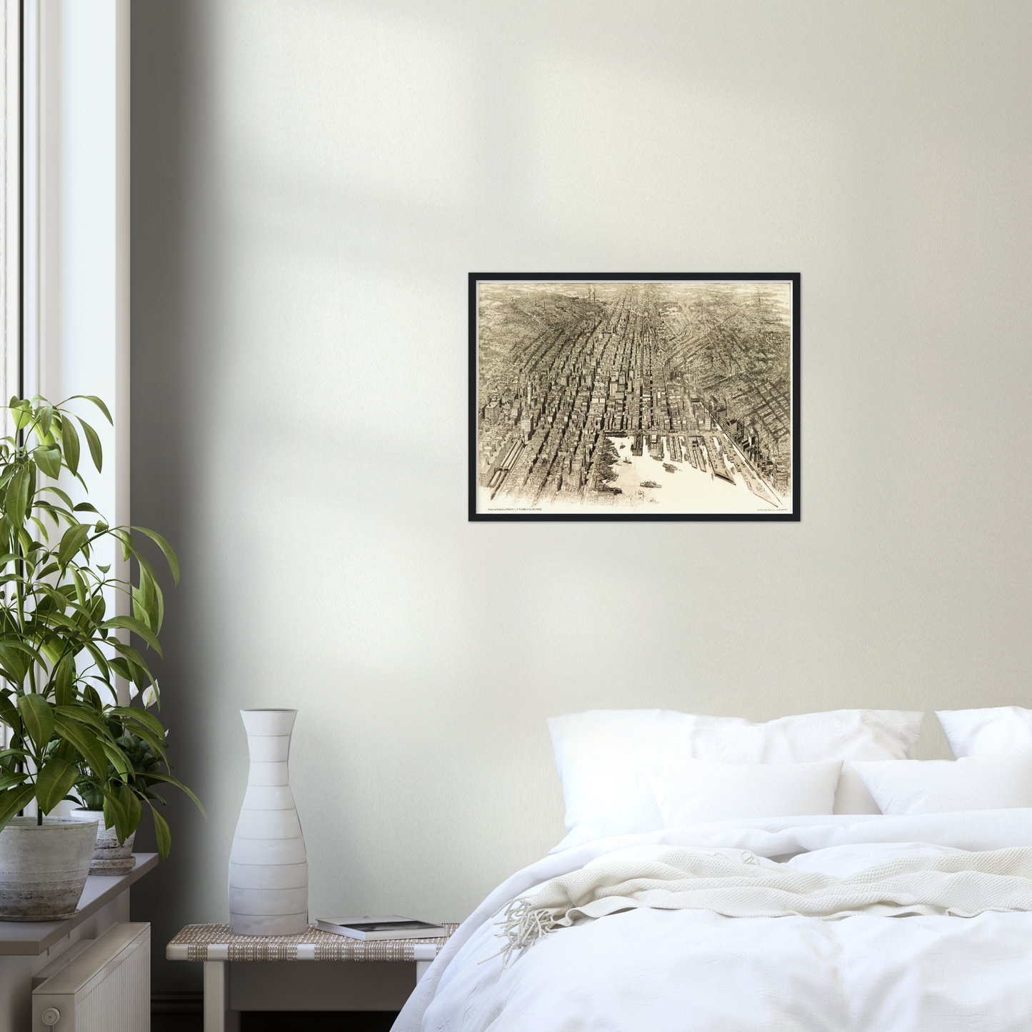 Historical city map  Test product horizontal 3 sizes