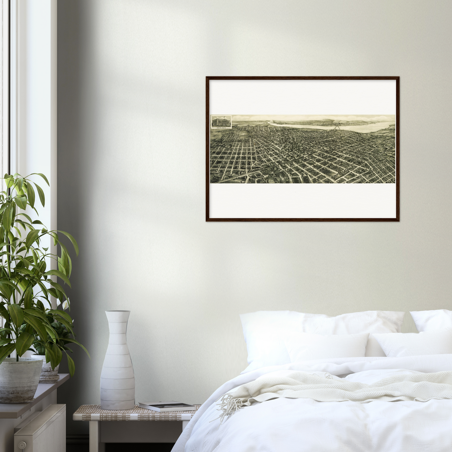 Historical city map  Test product horizontal 3 sizes