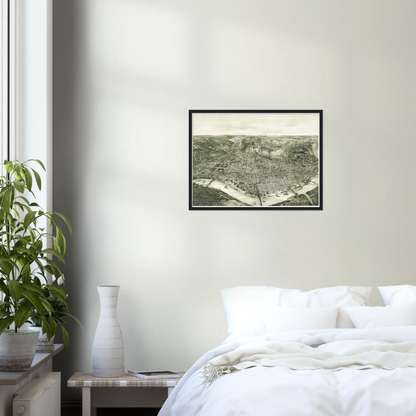 Historical city map  Test product horizontal 3 sizes