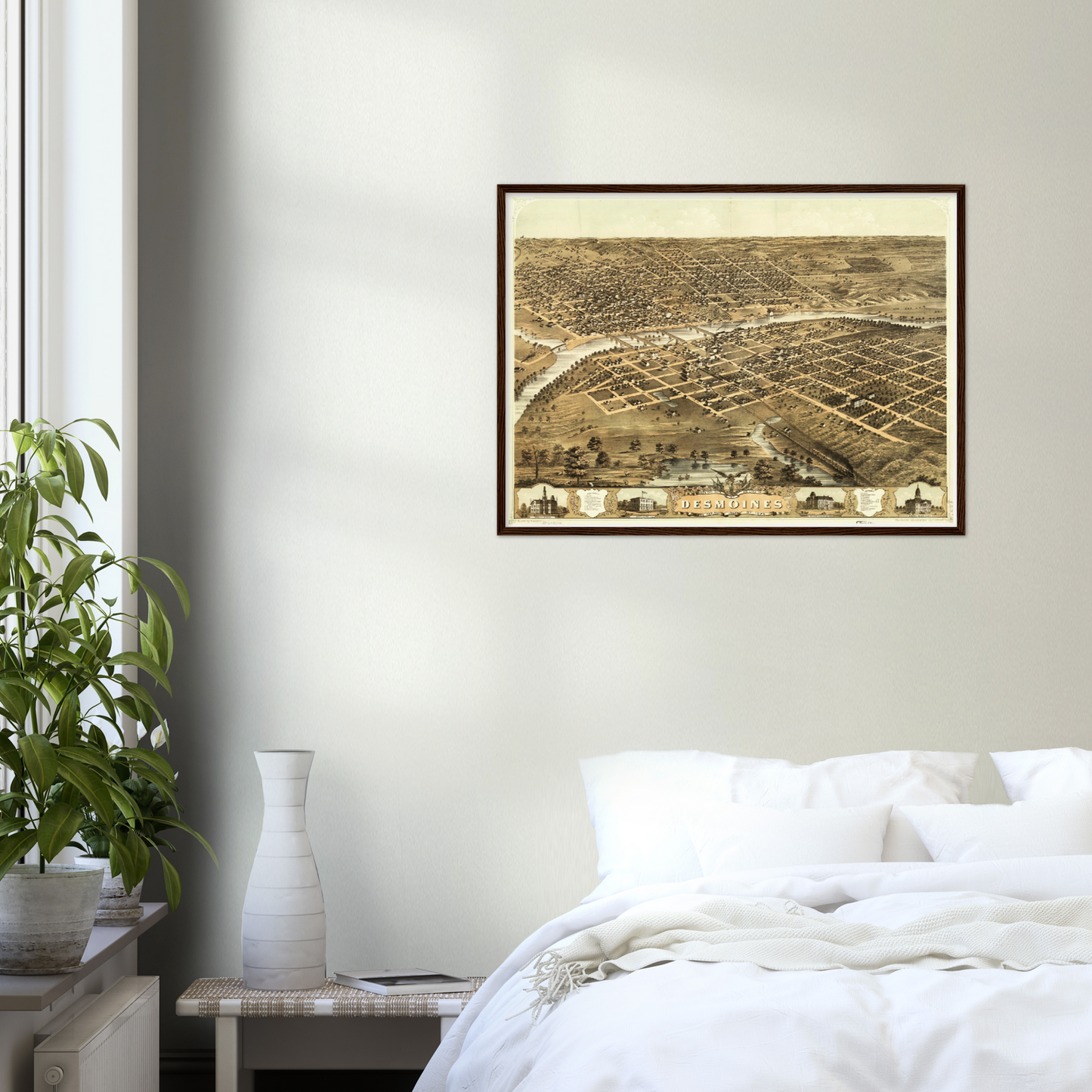 Historical city map  Test product horizontal 3 sizes