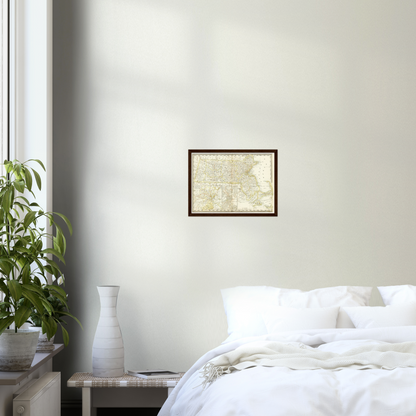 Historical city map  Test product horizontal 3 sizes