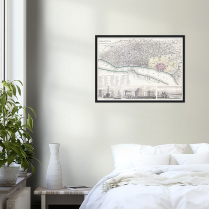 Historical city map  Test product horizontal 3 sizes