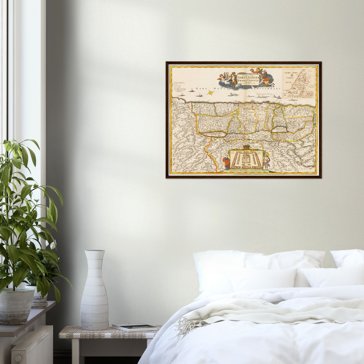 Historical city map  Test product horizontal 3 sizes