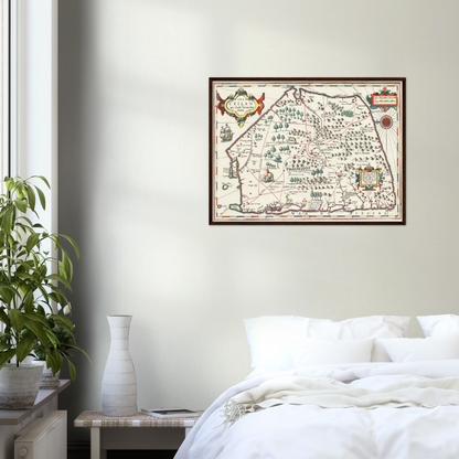 Historical city map  Test product horizontal 3 sizes