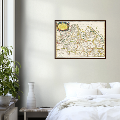 Historical city map  Test product horizontal 3 sizes
