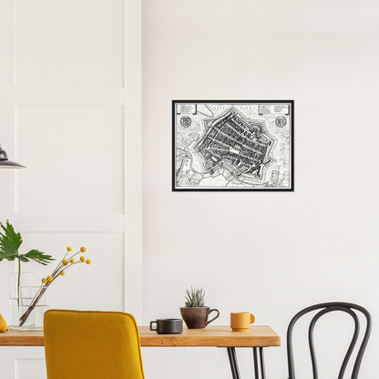 Historical city map  Test product horizontal 3 sizes