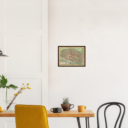 Historical city map  Test product horizontal 3 sizes