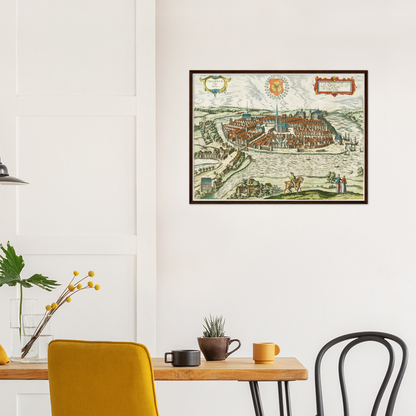 Historical city map  Test product horizontal 3 sizes