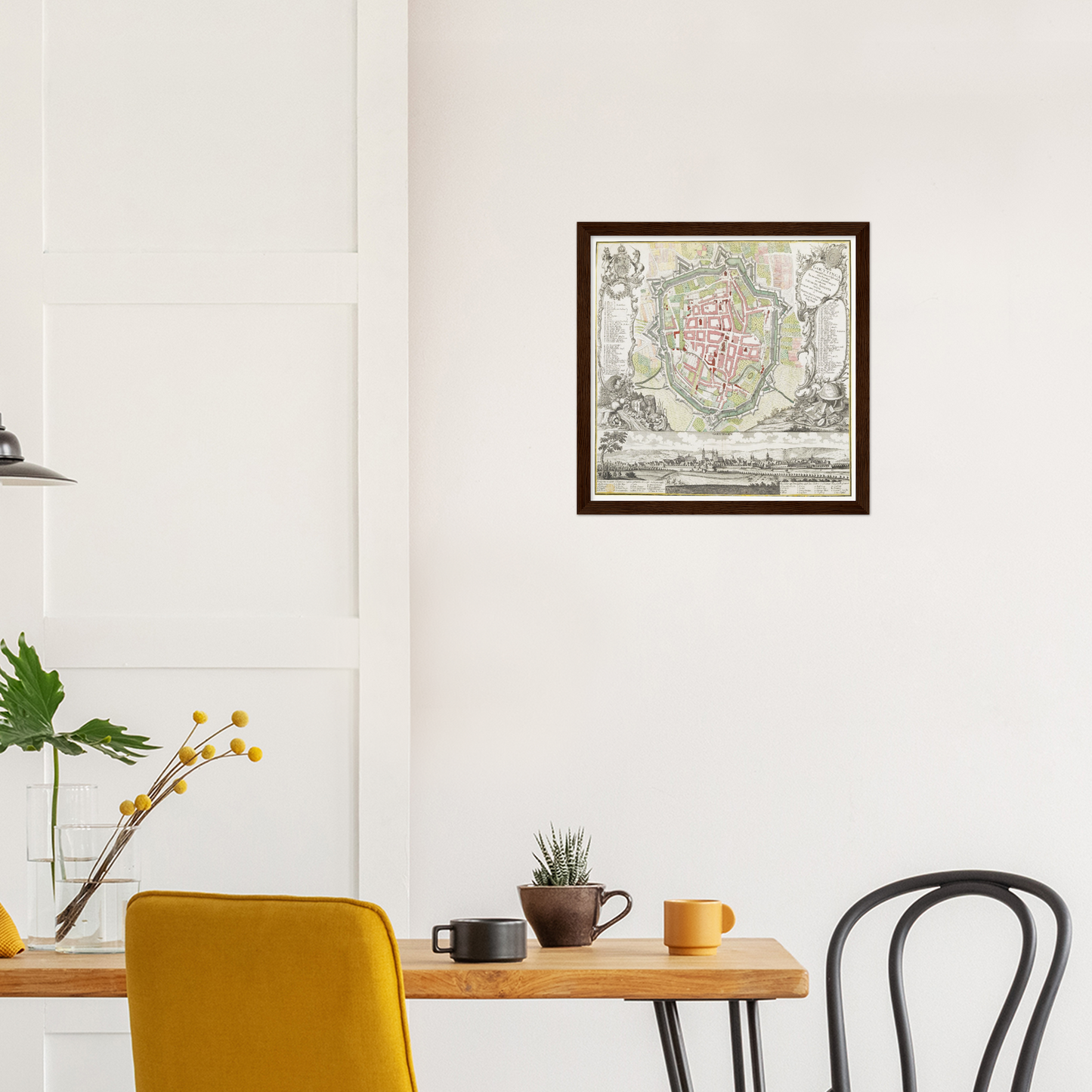 Historical city map  Test product horizontal 3 sizes