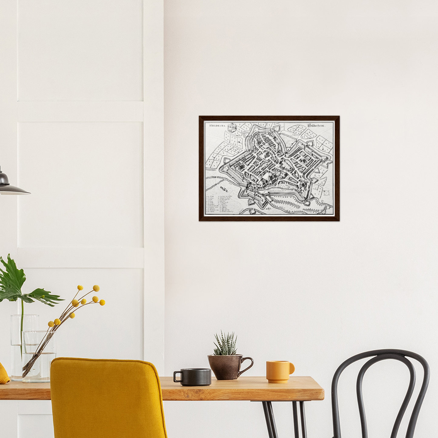 Historical city map  Test product horizontal 3 sizes