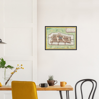 Historical city map  Test product horizontal 3 sizes