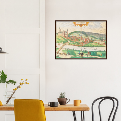 Historical city map  Test product horizontal 3 sizes