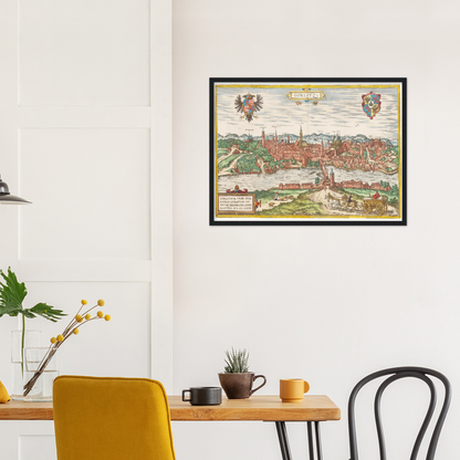 Historical city map  Test product horizontal 3 sizes