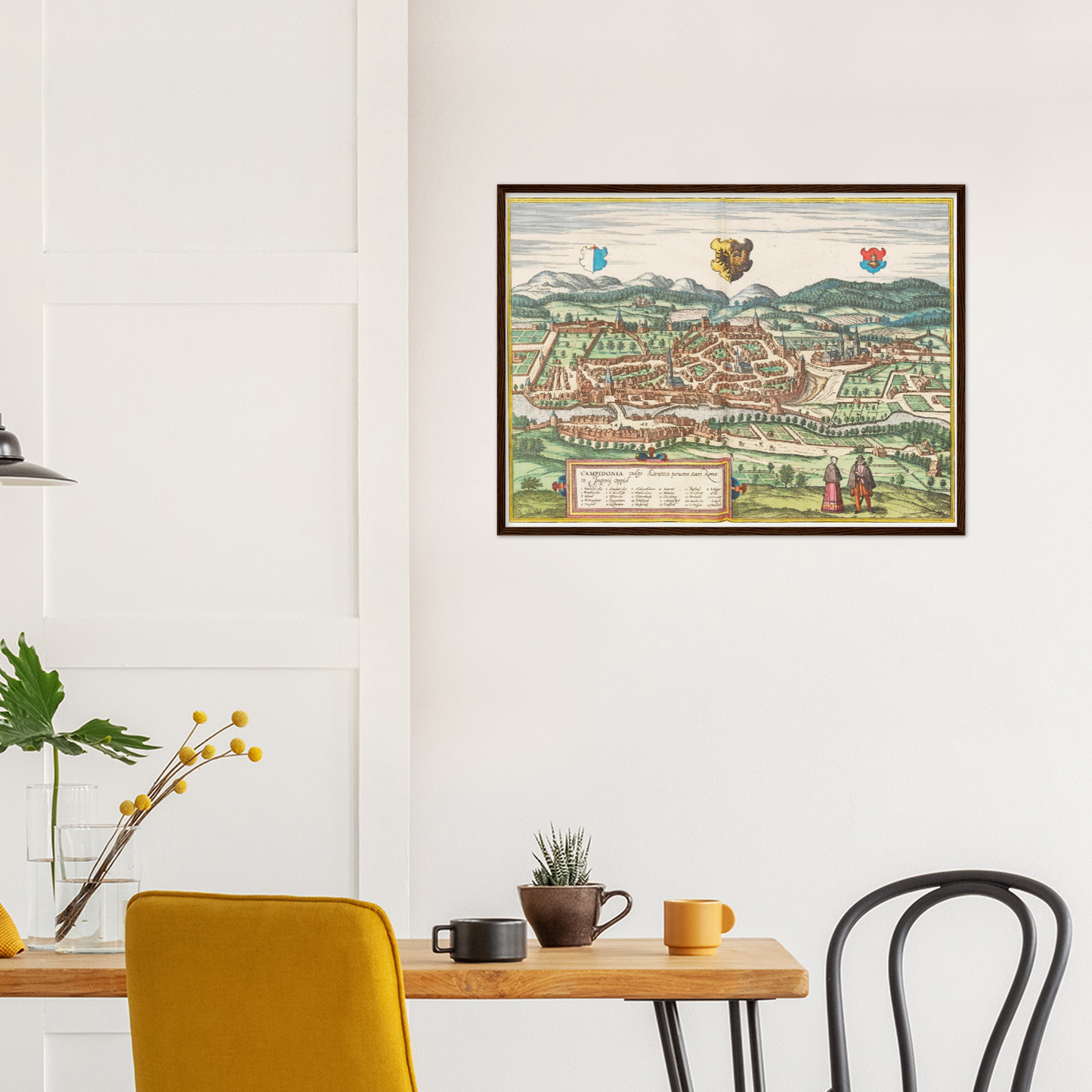 Historical city map  Test product horizontal 3 sizes