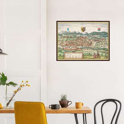 Historical city map  Test product horizontal 3 sizes