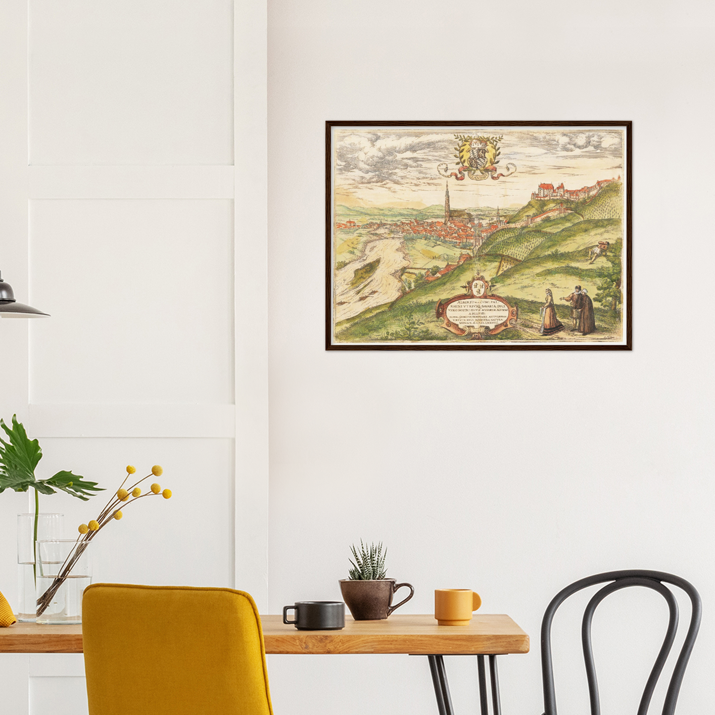 Historical city map  Test product horizontal 3 sizes