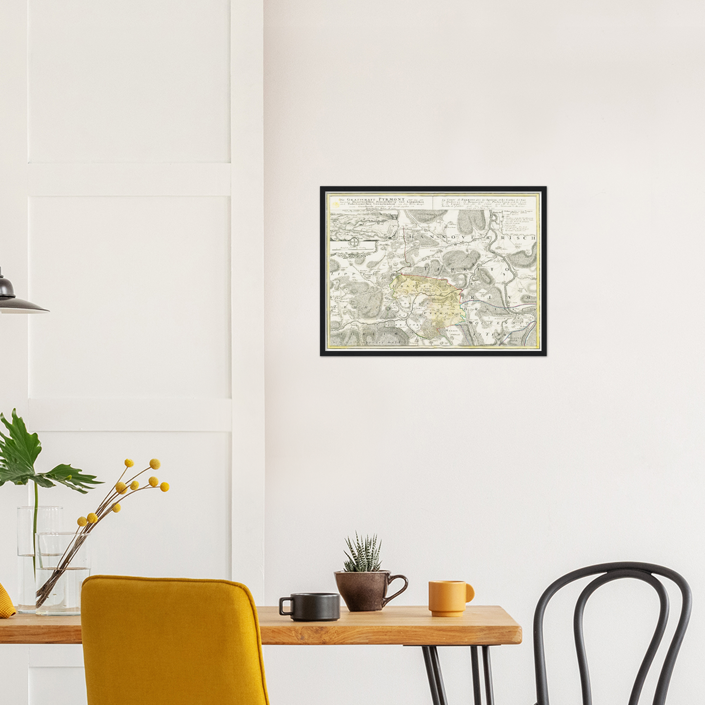 Historical city map  Test product horizontal 3 sizes