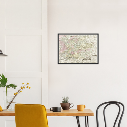 Historical city map  Test product horizontal 3 sizes