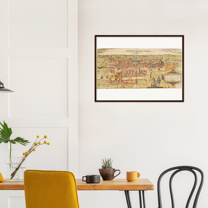 Historical city map  Test product horizontal 3 sizes