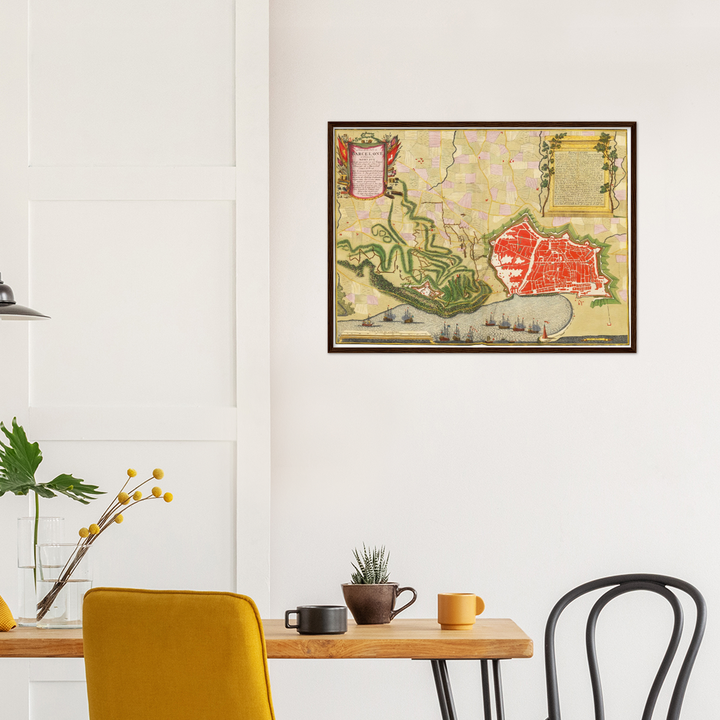 Historical city map  Test product horizontal 3 sizes