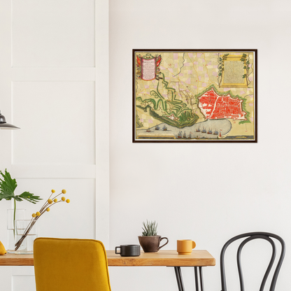 Historical city map  Test product horizontal 3 sizes